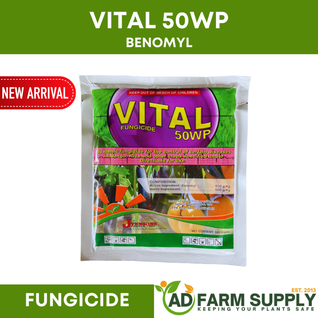 Vital 50WP 100 Grams Powerful Benomyl Fungicide Lazada PH