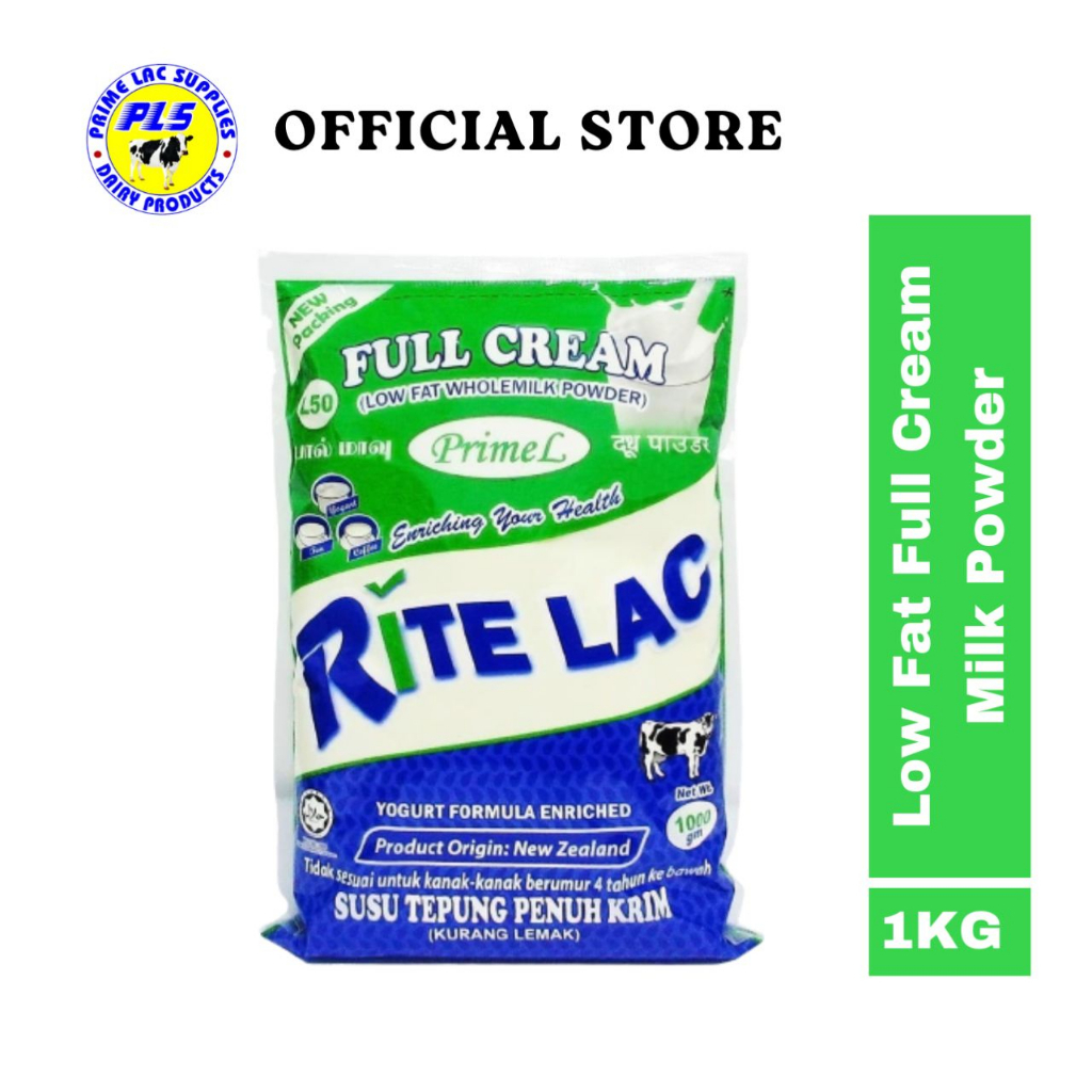 Genuine Rite Lac L Full Cream Milk Powder Susu Yogurt Kg