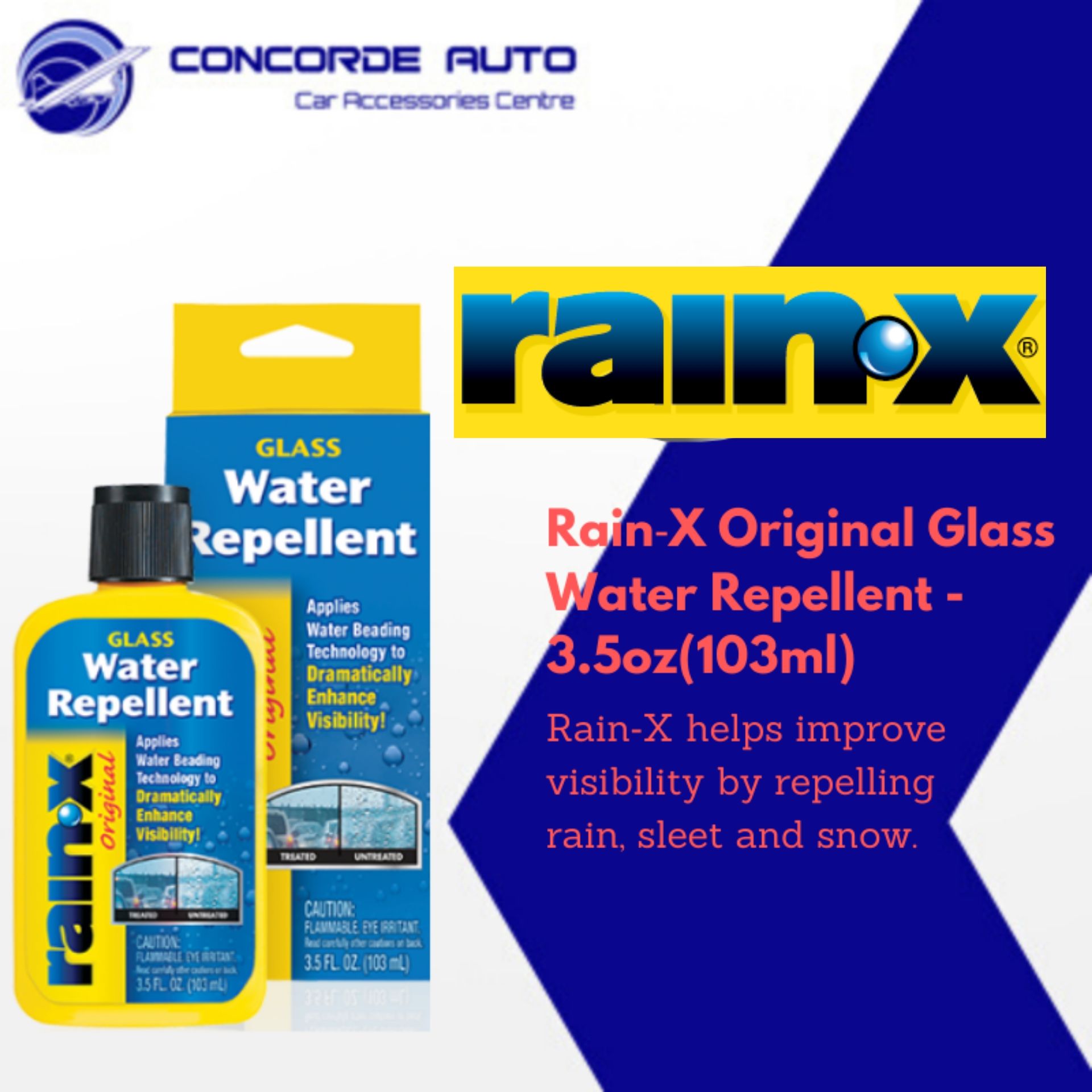 Rainx Original Glass Water Repellent Oz Ml Lazada Singapore