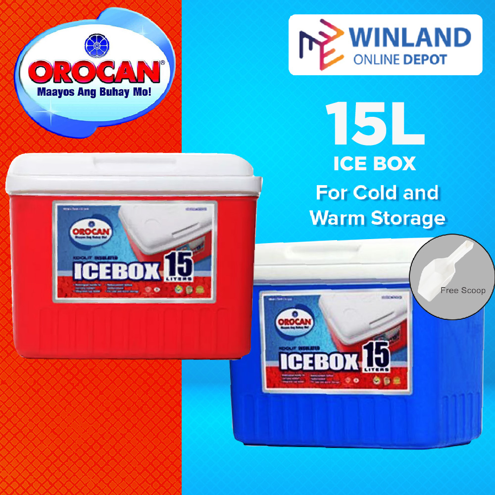 Orocan By Winland Koolit Insulated Ice Box 15Liters With Free Ice Scoop