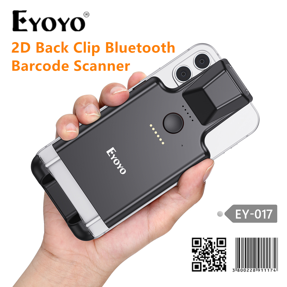 Upgraded Eyoyo Qr Code Scanner Bluetooth Android Barcode Scanner