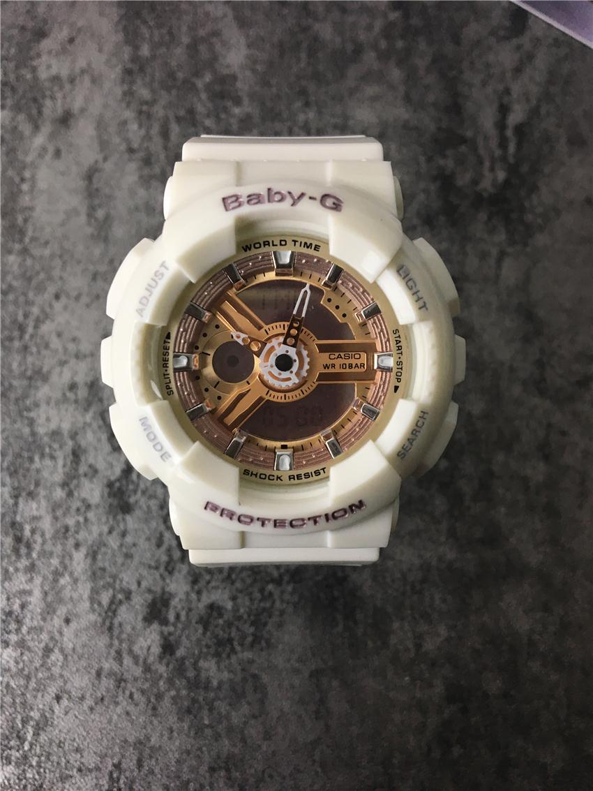 CASIO Baby_G Women's Autolight Sports Resin Strap Watch Waterproof Shockproof Ladies Famous Brand Watches BA-110 CASIO Baby_G Women's Autolight Sports Resin Strap Watch Waterproof Shockproof Ladies Famous Brand Watches BA-110