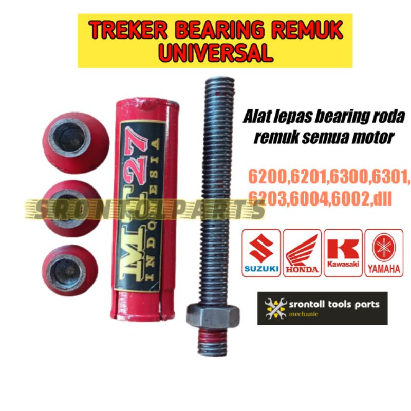 Treker Bearing Roda Motor Remuk Pecah Rusak Alat Pencabut Bearing Laher