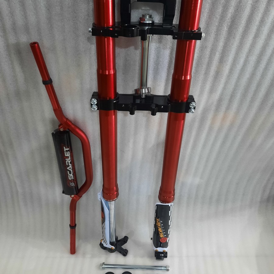 Up Side Down Usd Scarlet Racing Crf Usd Double Adjuster Sudah Lengkap