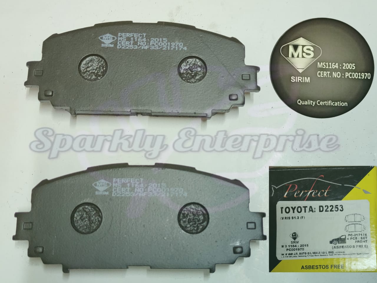 Front Disc Brake Pad D Toyota Vios Ncp G Spec Trd Ncp G