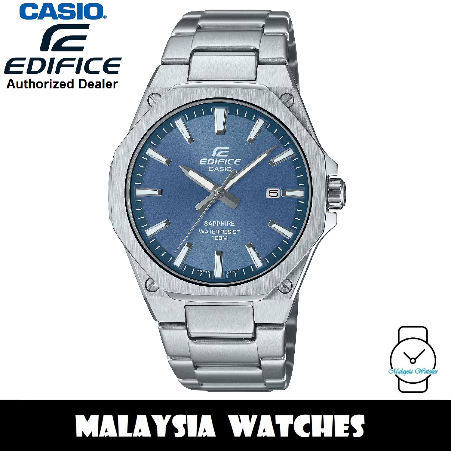 Official Warranty Casio Edifice Efr S D A Quartz Analog Stainless