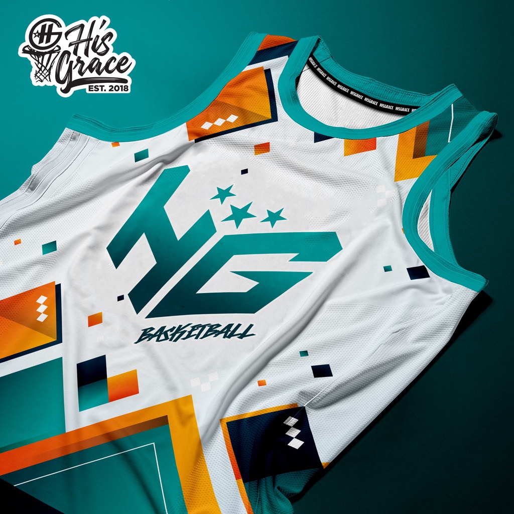 Hg Concept Diamond Green Jersey Full Sublimation Jersey Basketball