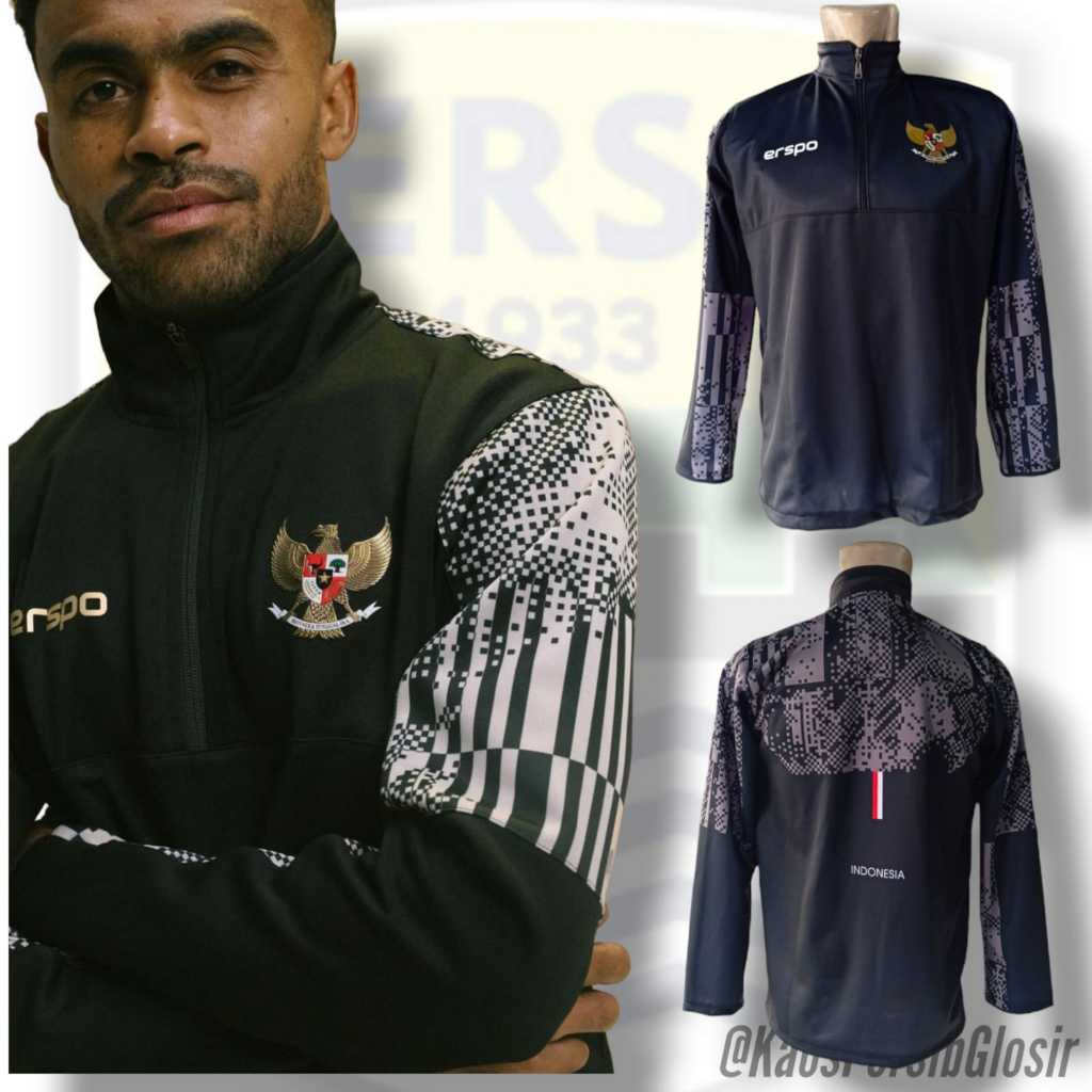 Jaket Timnas Indonesia Erspo 2024 Logo Timbul Lazada Indonesia