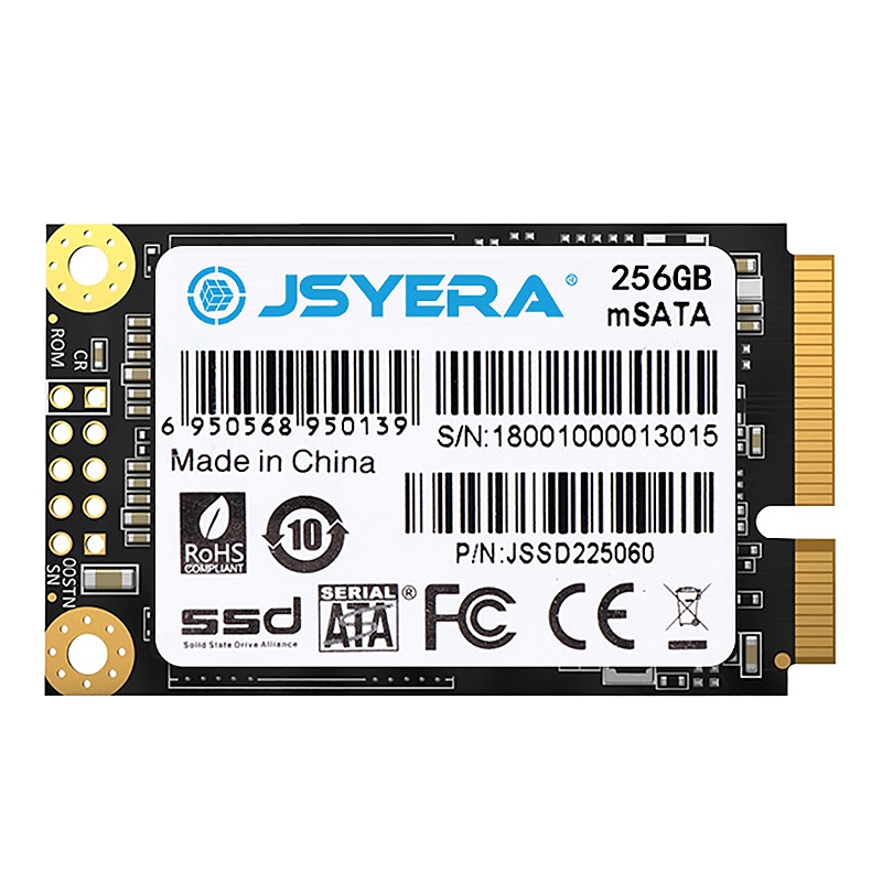 JSYERA Mini MSATA SSD 256GB Built In Solid State Drive Suitable For