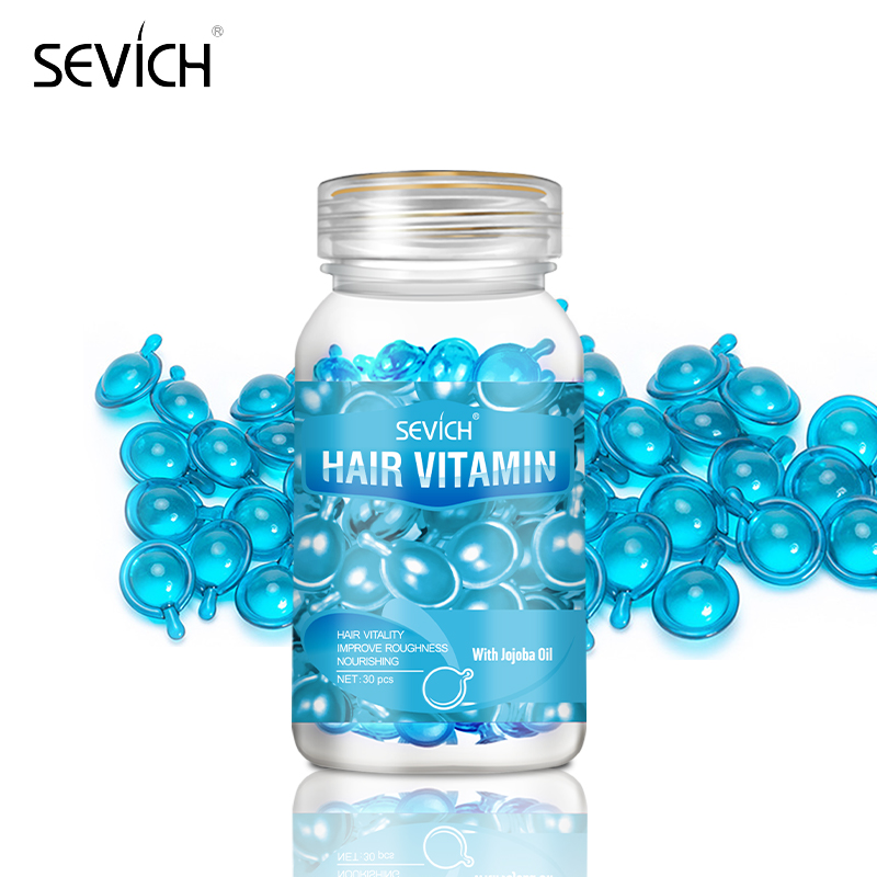 SEVICH Hair Vitamin Essence Hair Oil Smooth Shiny 30 Capsules Vitamin