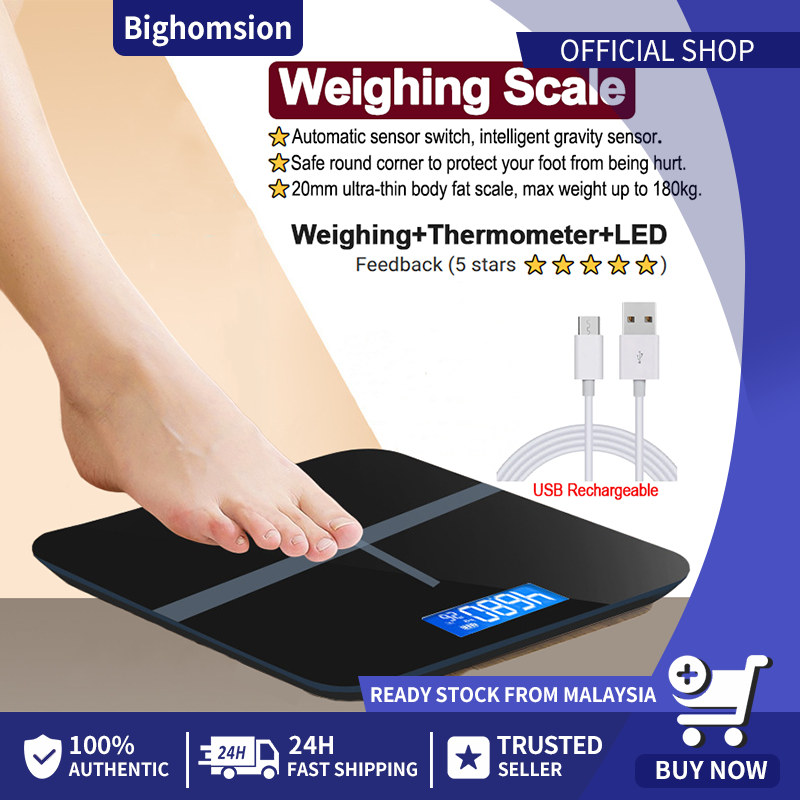 Local Ready Stock LED Digital Body Scale Weight Scale Body Fat