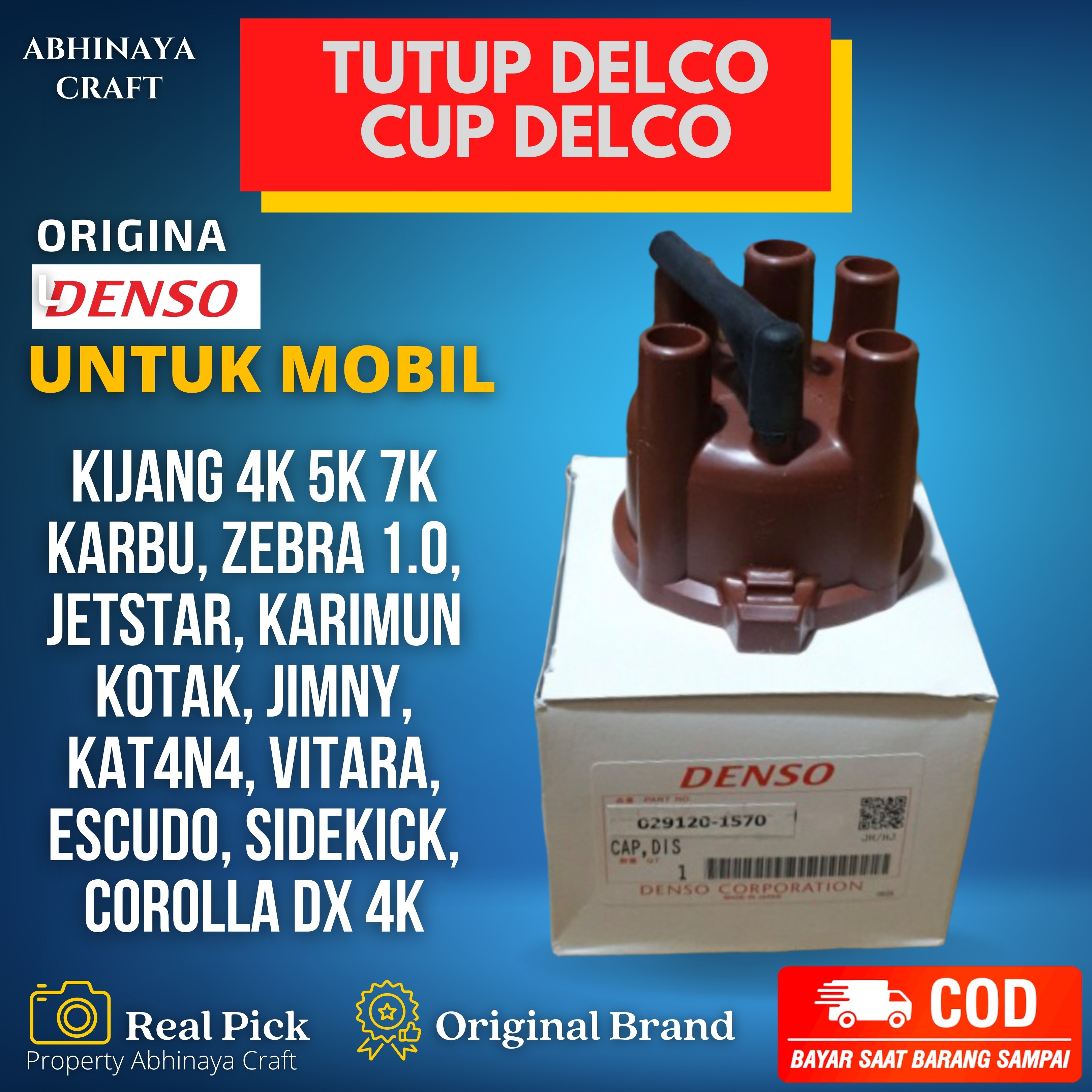 Tutup Delco Cup Delco Denso Kijang K K K Karburator Carry