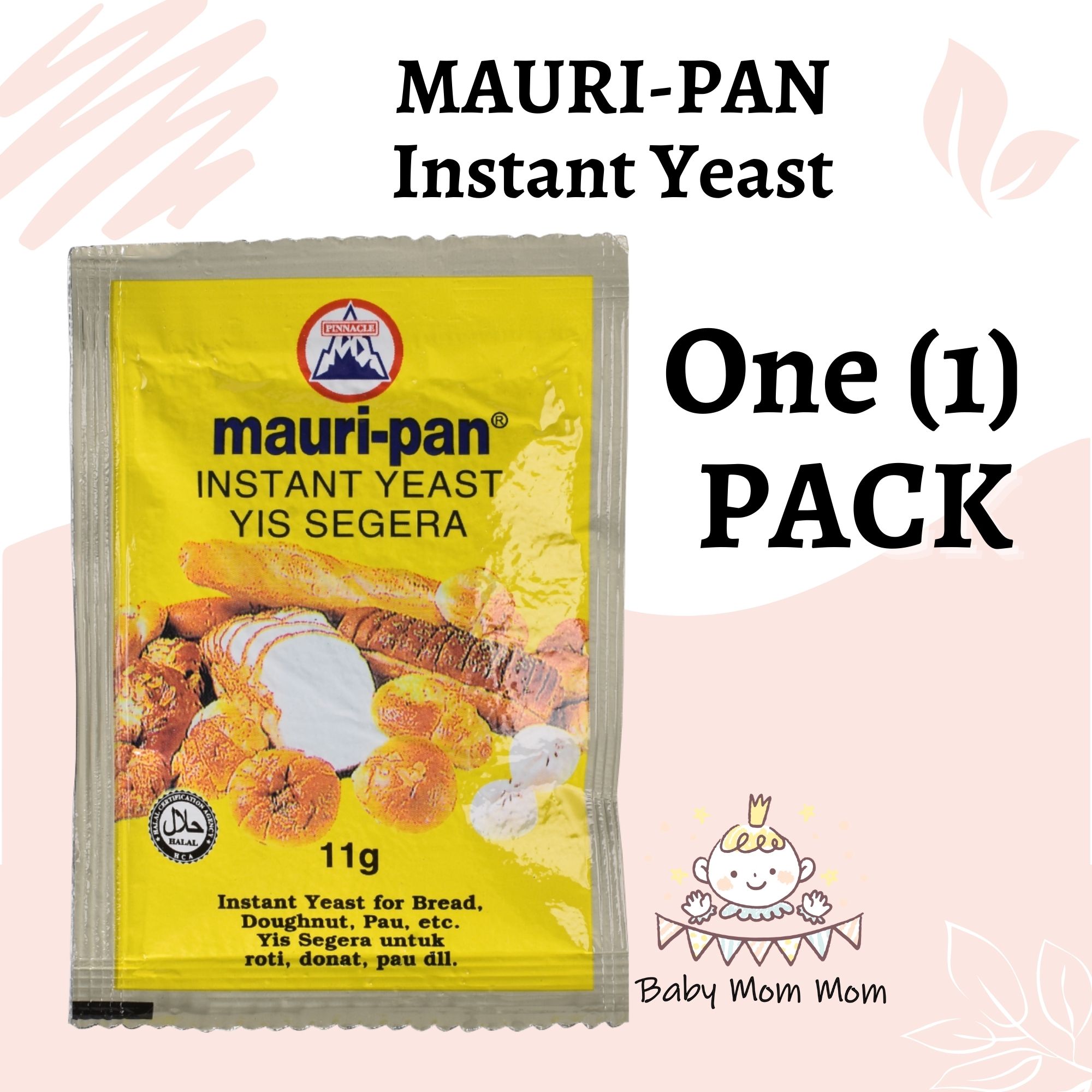 Instant Yeast G Mauri Pan Yis Segera Halal Yis Segera Ibu Roti