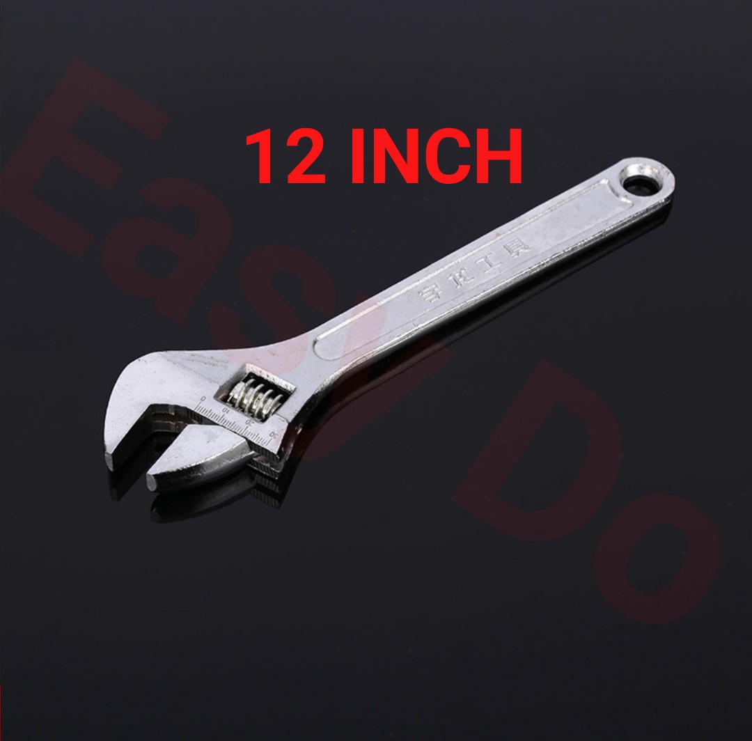 HEAVY DUTY ADJUSTABLE WRENCH SPANNER SEPANA HIDUP 6 INCH 8 INCH 10