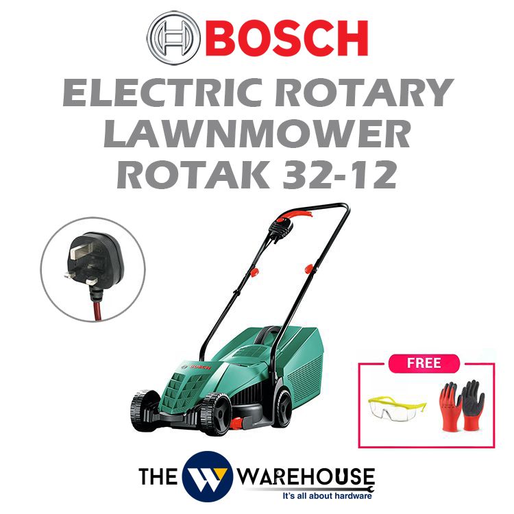 Bosch Electric Rotary Lawnmower Rotak 32 12 Lazada