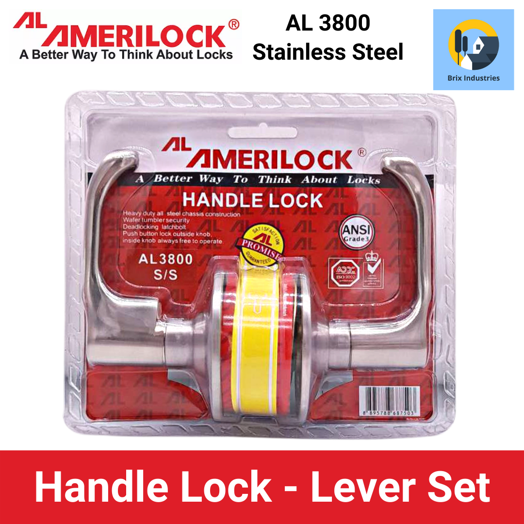 Amerilock Lever Type Stainless Steel Al Ss Handle Lock Lockset