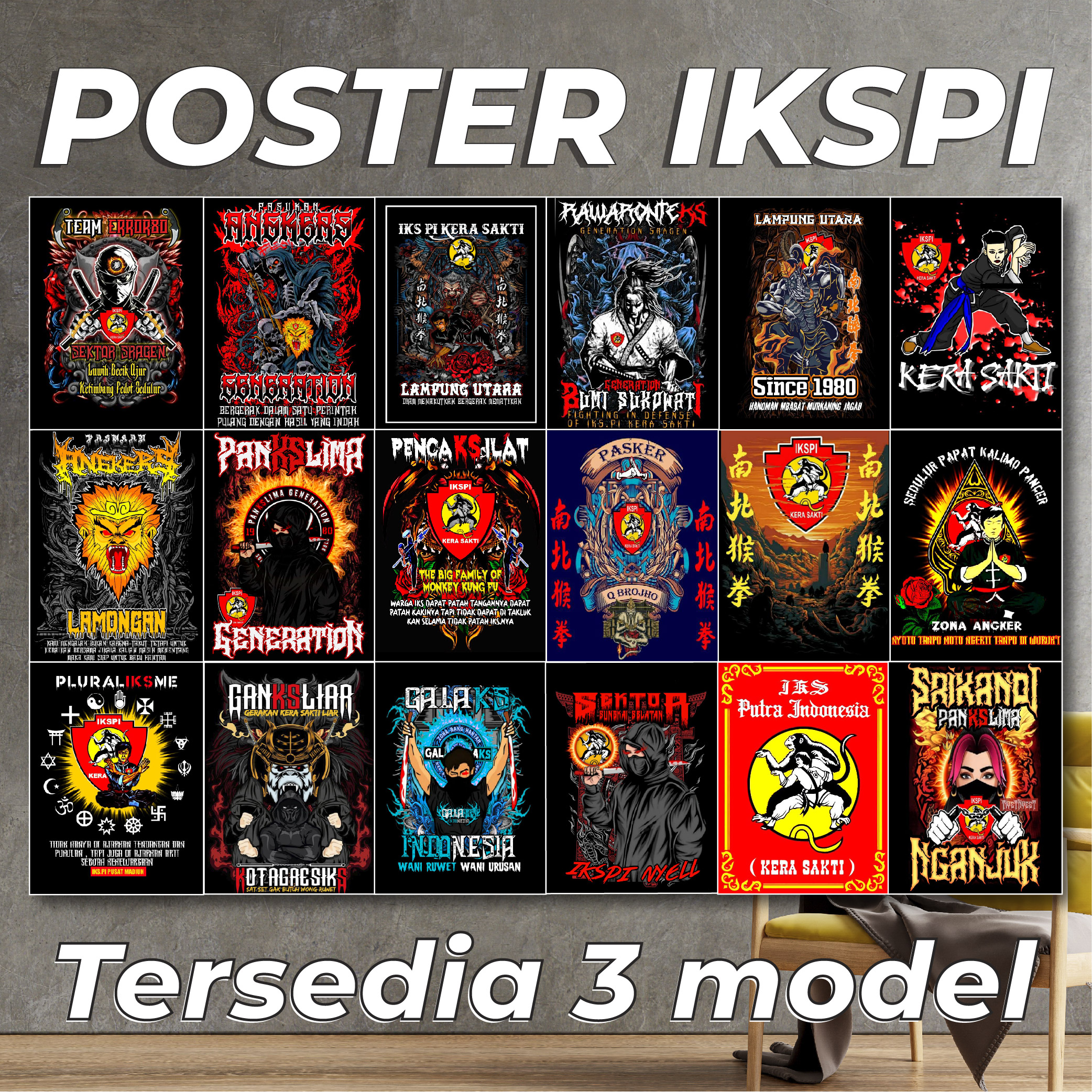 A Poster Kera Sakti Poster Dinding Kera Sakti Poster Ikspi Lazada