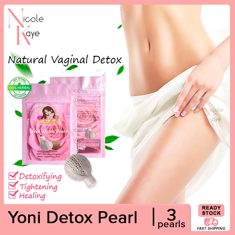 Nicole Kaye Yoni Pearls Vaginal Detox Pearl Herbal Tampon Natural