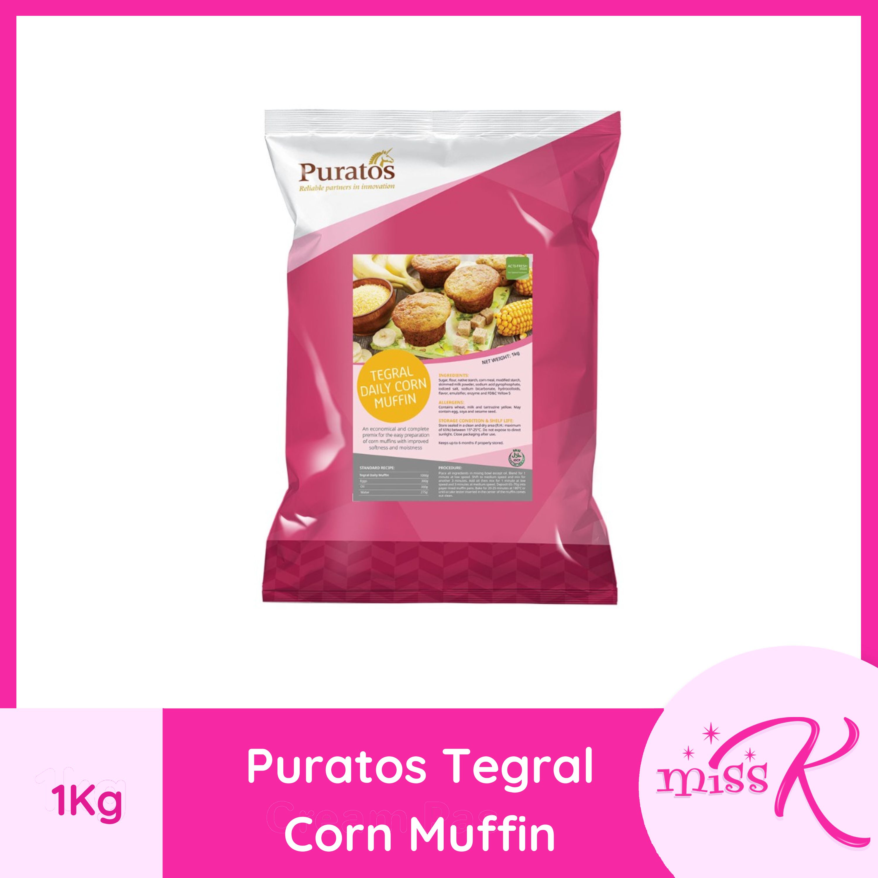 Puratos Tegral Corn Muffin 1Kg Lazada PH