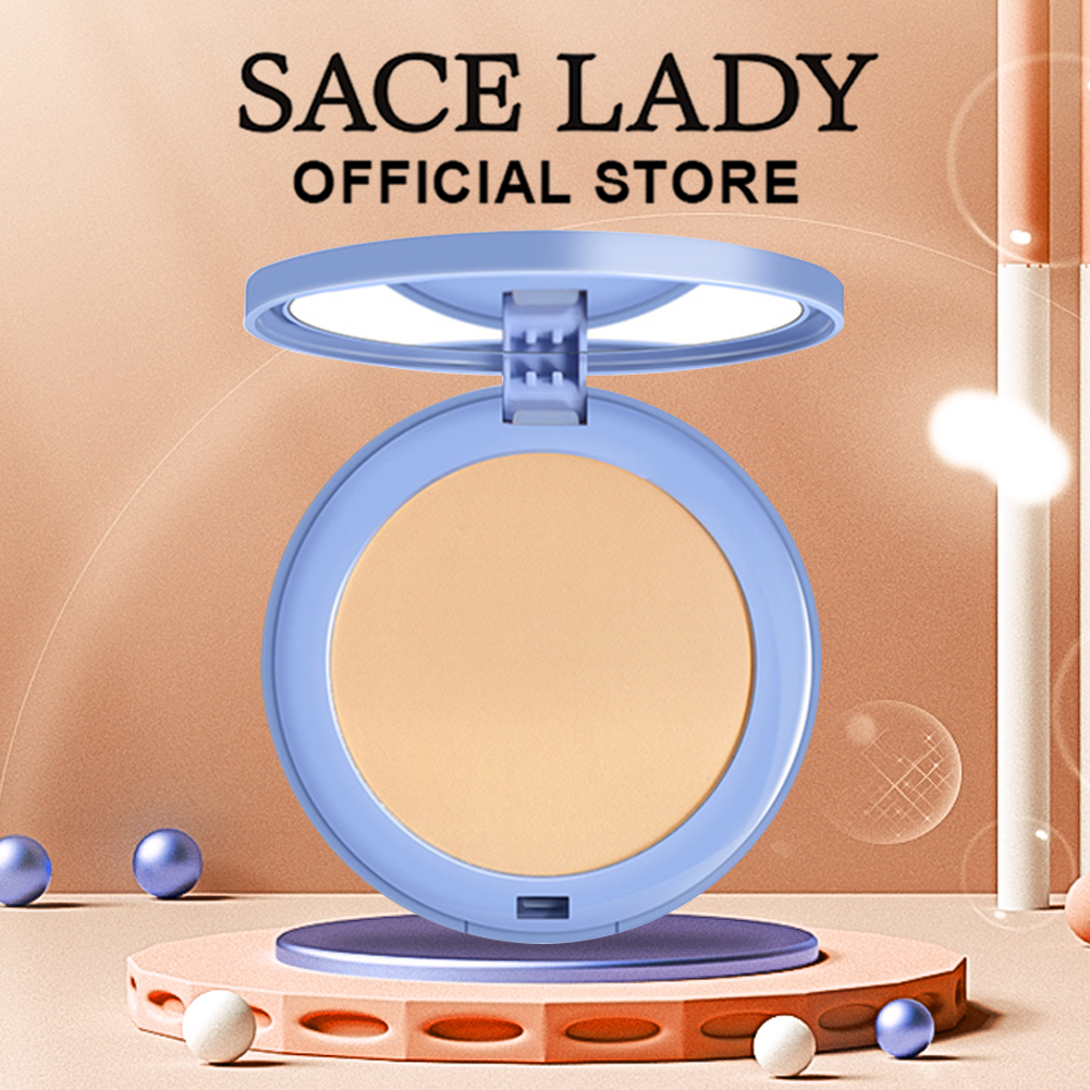 SACE LADY Oil Control Compact Powder Matte Pressed Face 55 OFF