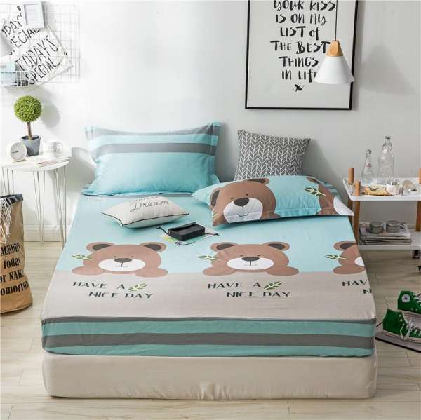 100% Cotton Ga Bọc Đệm 1.2/1.5/2.0m M Trên Giường Cung Cấp 100% Cotton Ga Giường Đơn Chiếc Duy Nhất Hai Người Vỏ Chăn