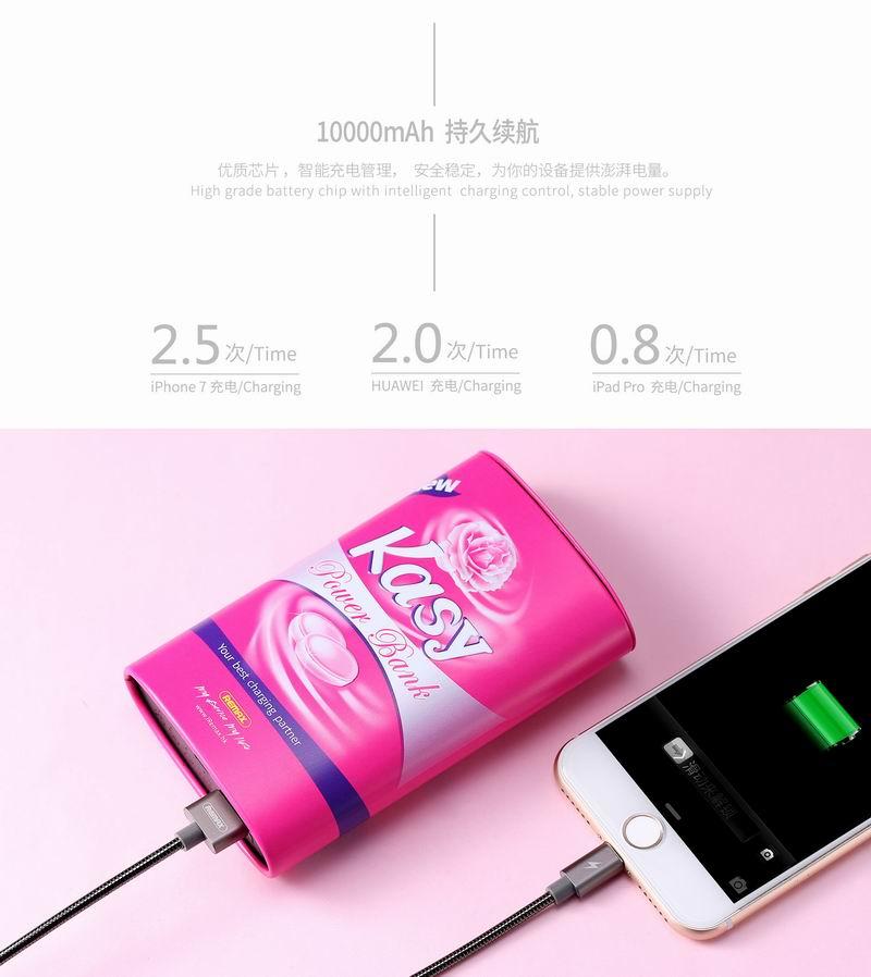Remax RPP-64 Kasy Power Bank 10000mAh Powerbank Portable Charger Charging Charge