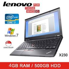 Refurbished Lenovo X230 Laptop / 12.5 Inch / Intel i7 / 4GB RAM / 500GB HDD / Window 7 / Thai KB / 1mth Warranty