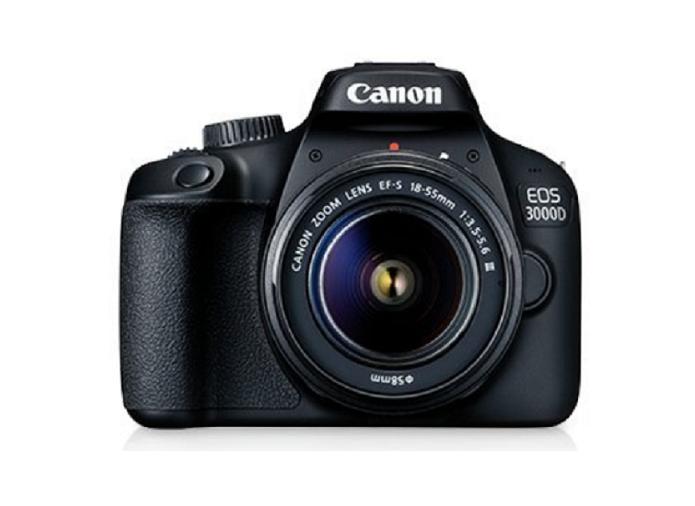 Canon EOS3000D EF-S 18-55 IS II Kit (Export) + Free 16GB Card + Free Canon Original Bag