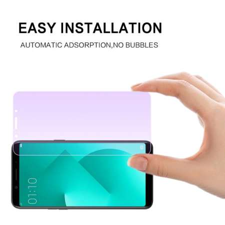 Happon สำหรับ 1 แพ็ค OPPO A83 Blue Ray ตาป้องกันกระจกเทมเปอร์ปกป้องหน้าจอป้องกันรอยขีดข่วนหน้าจอ Happon สำหรับ 1 แพ็ค OPPO A83 Blue Ray ตาป้องกันกระจกเทมเปอร์ปกป้องหน้าจอป้องกันรอยขีดข่วนหน้าจอ