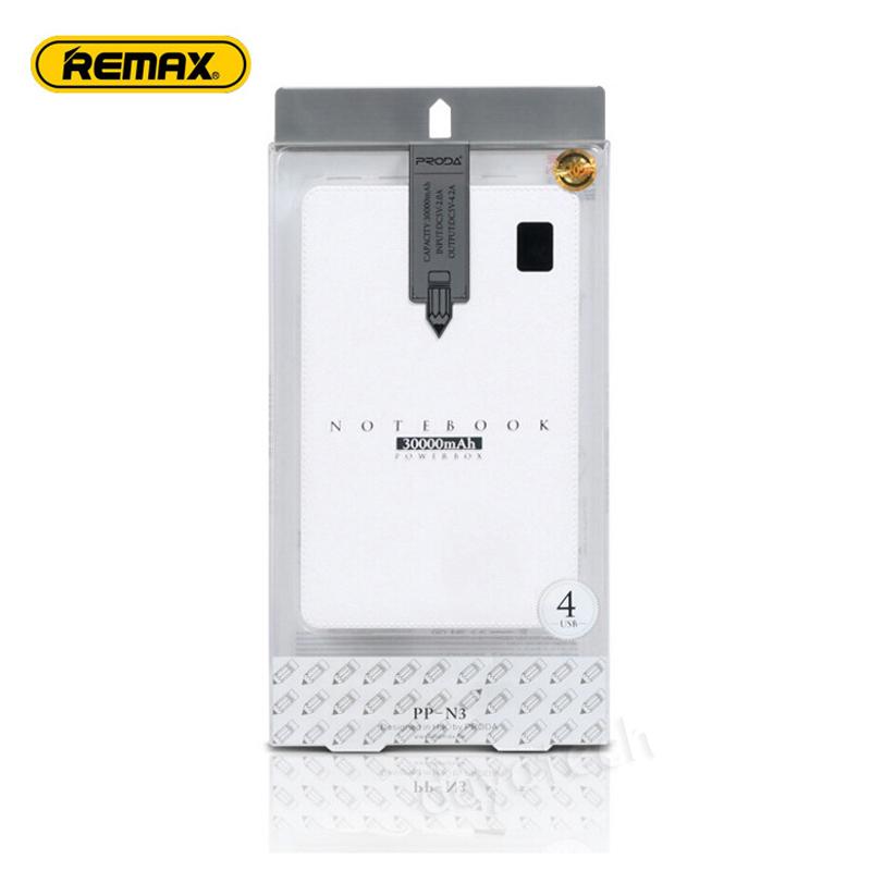 Remax 30000mAh High Capacity Powerbank ◇ Original Remax Proda Power Bank with LED Display / 4 USB Charging Port Portable...