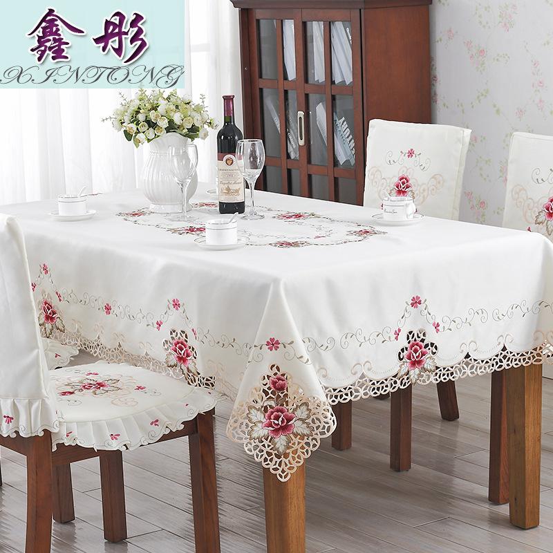 Thêu Bàn Vải Chair Cover Cho Gia Đình Sử Dụng OTR2