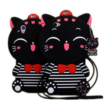Phone Case For Vivo V9 ,3D Stripe Black Cat Design Lucky Cat Kitty Silicone Rubber Phone Case Cover For Vivo V9 - intl Phone Case For Vivo V9 ,3D Stripe Black Cat Design Lucky Cat Kitty Silicone Rubber Phone Case Cover For Vivo V9 - intl