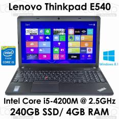[REFURBISHED] Lenovo Thinkpad E540 with SSD (Intel Core i5/ 4GB RAM/ 240GB SSD)