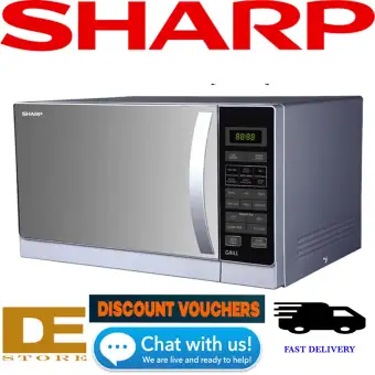 Sharp R 72a1 Compact Grill Microwave 25l Lazada Singapore Sharp R 72a1 Compact Grill Microwave