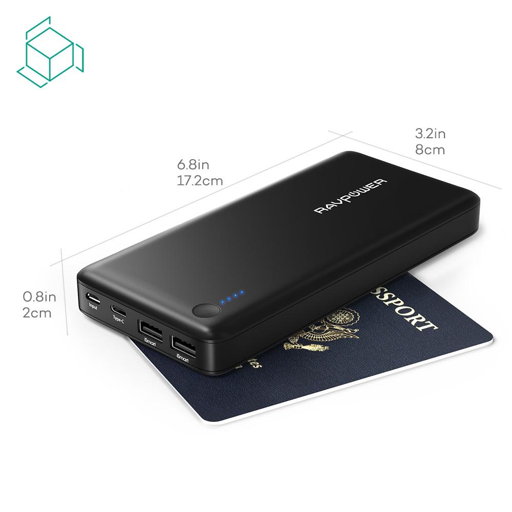 RAVPOWER 26800mAh 30W Power Delivery Type-C Power Bank [RP-PB058]