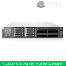 HP ProLiant DL380 G7 2U Rack server 16GB RAM 2x 450GB OEM SAS HDD One Month Warranty Used