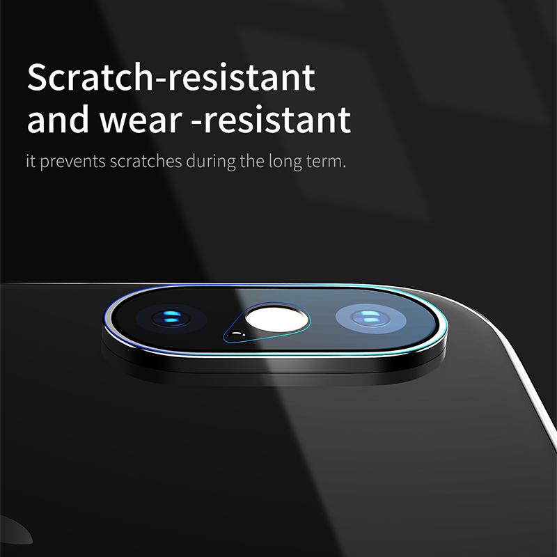 Baseus Camera Lens Screen Protector for iPhone XS MAX / XS / X (2-Pack)