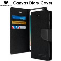 Goospery Canvas Diary Cover Case Cases Casing Card Slot Holder For iPhone 6 / 6S