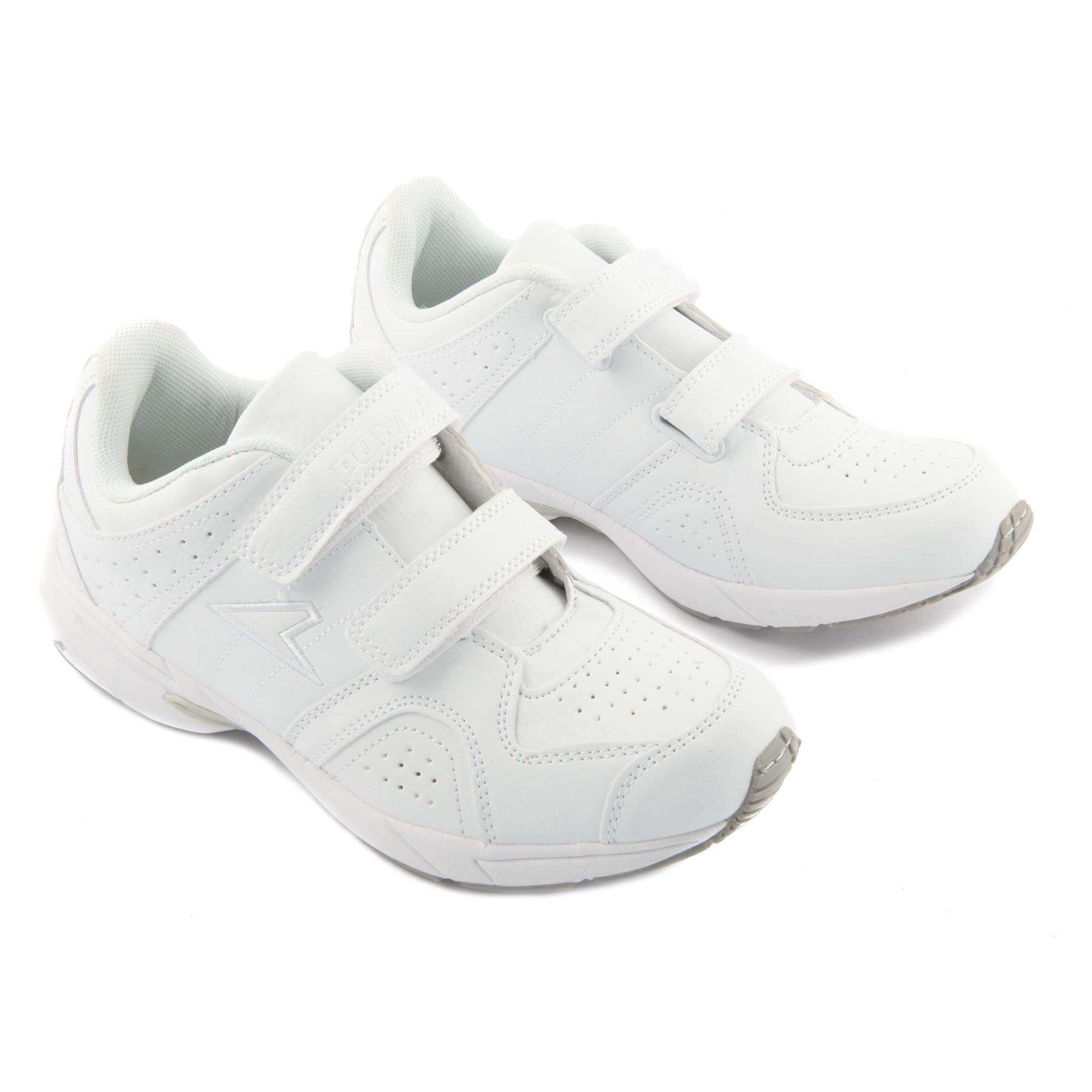power school shoes white
