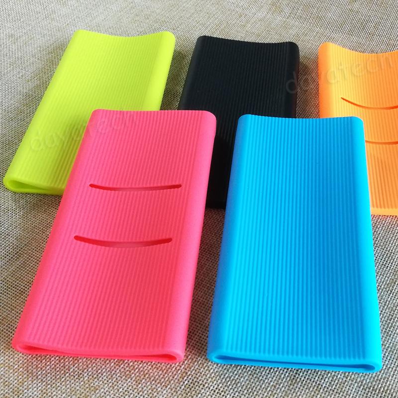 Silicone Case for Xiaomi NEW 10000 Gen2 – Dual USB Powerbank (PLM09ZM) Protective Sleeve Casing Mi Power Bank External Portable Battery Protection Casing Cover Anti Slip Anti Drop Soft Cases Length – 150 mm