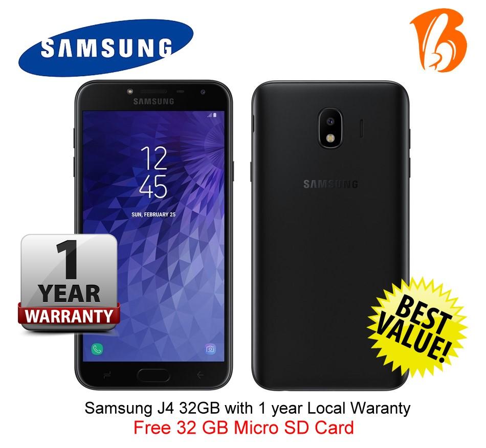 Samsung Galaxy J4 (2018) 32GB with 1 year Local Warranty