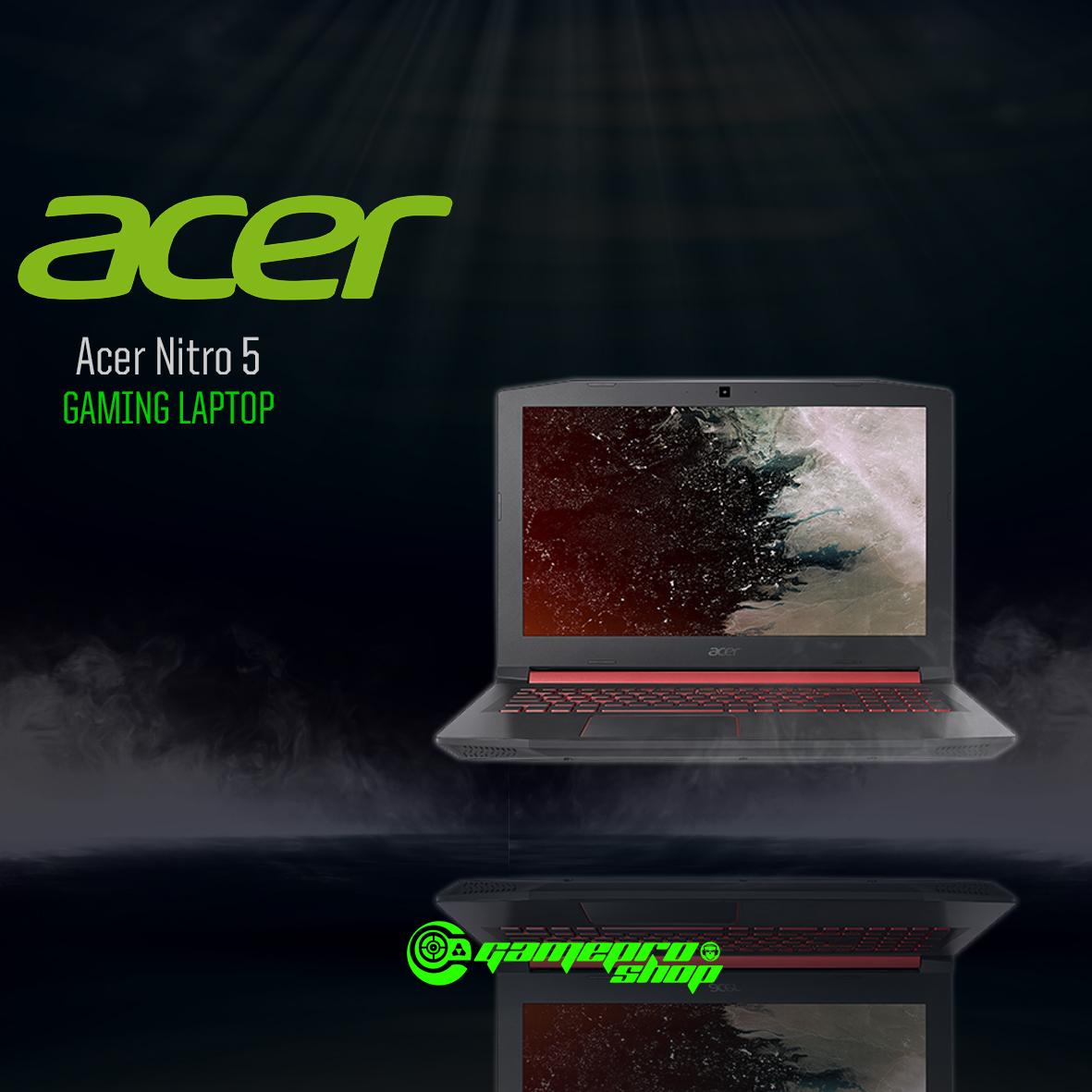 Acer Nitro 5 (AN515-52-784Y) – 15.6″ FHD/i7-8750H/8GB DDR4/128GB SSD + 1TB HDD/Nvidia GTX1060/W10 (Black) *COMEX PROMO*