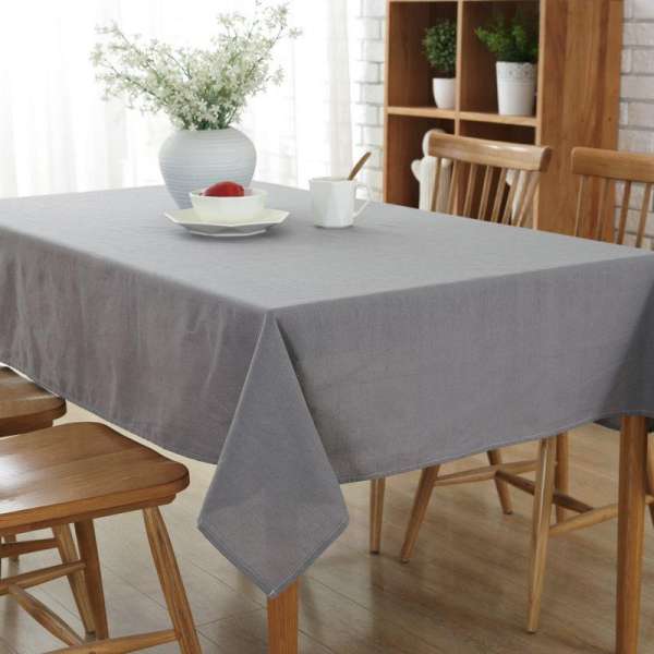 Modern Đơn Giản Không Thấm Nước Linen Solid Color OTR1