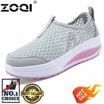 Zoqi Wanita Sneaker Fashion Olahraga Kasual 