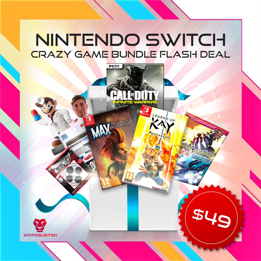 Nintendo Switch Crazy Game Bundle Loot Box