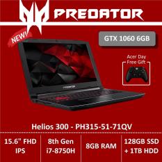 Predator Helios 300 PH315-51-71QV Gaming Laptop – GTX1060 Graphics – Free Xbox Wireless Controller