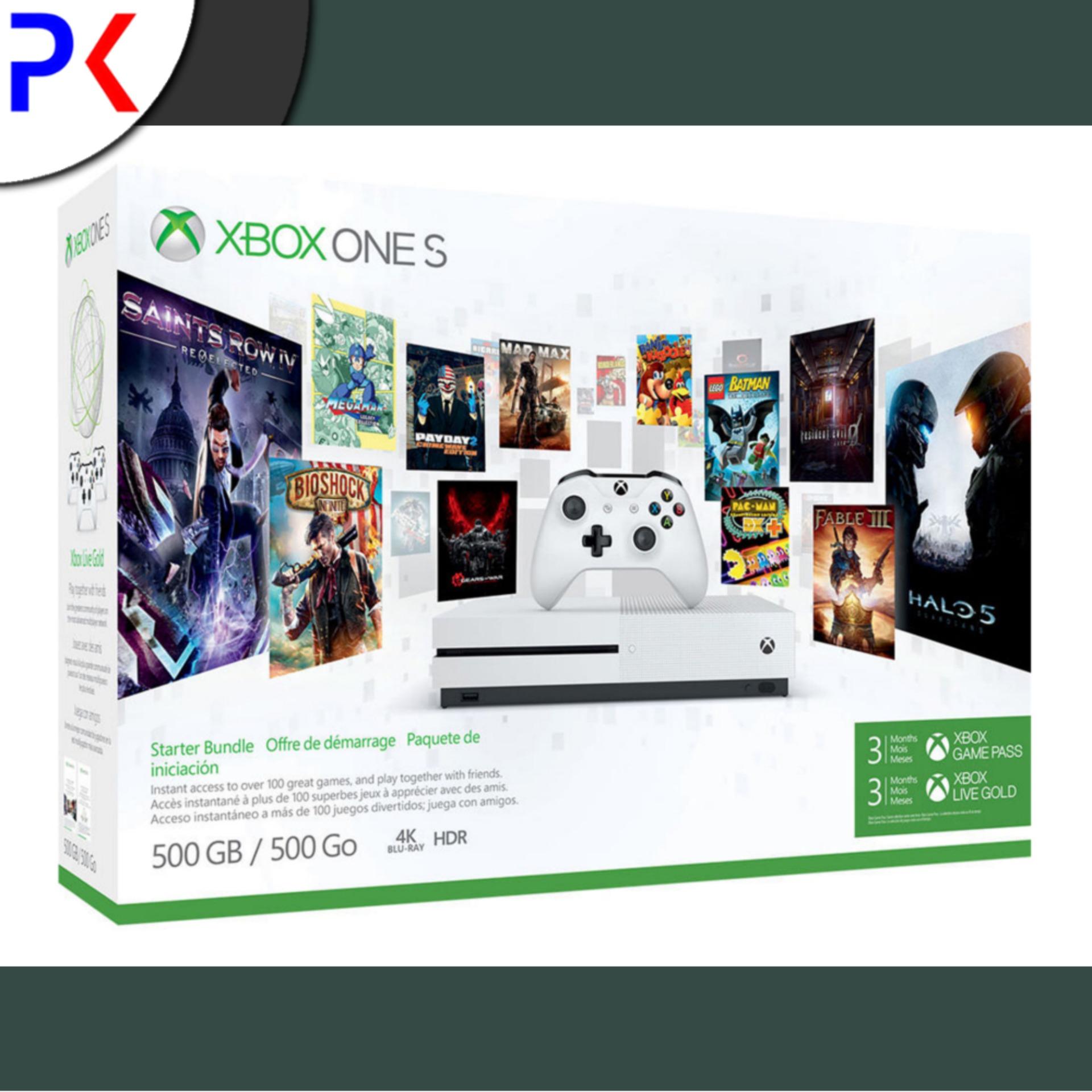 Xbox One S 500GB (ASIA) Starter Bundle
