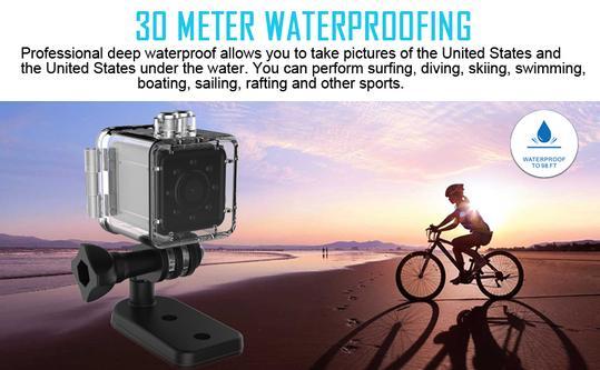 SQ13 Waterproof Mini Camera WiFi Full HD 1080P Wifi Camera Night Vision Silver