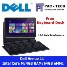 [Refurbish]Dell Venue 11/10.1Inch Touchscreen/4gb ram/64gb emmc/1 Month Free Warranty/Free Keyboard Dock