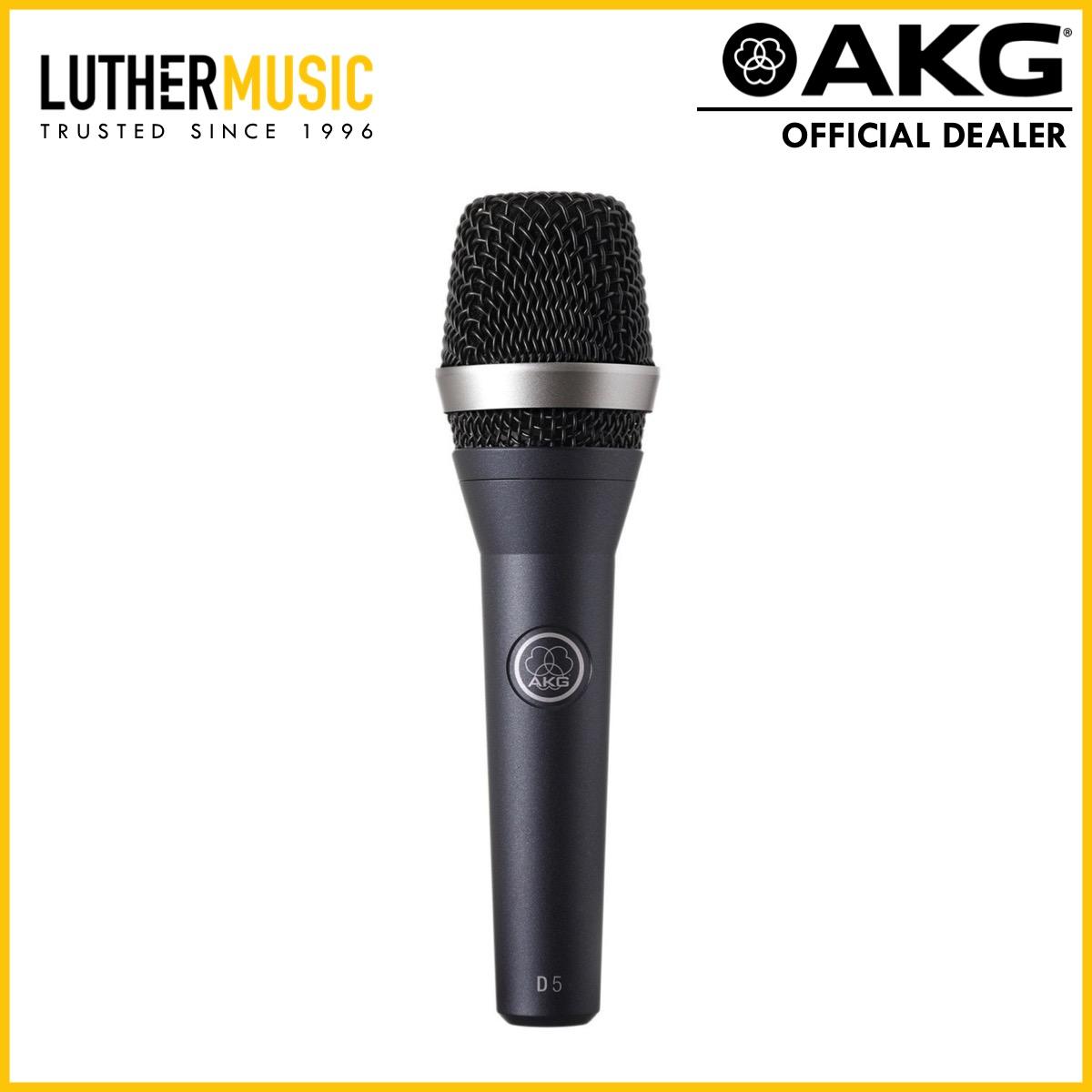 OFFICIAL DEALER] AKG D5 Professional Dynamic Vocal Microphone (Non-USB) | Singapore